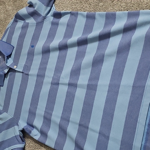 H3🔹️Izod Blue and Light Blue Polo Shirt - Picture 1 of 3
